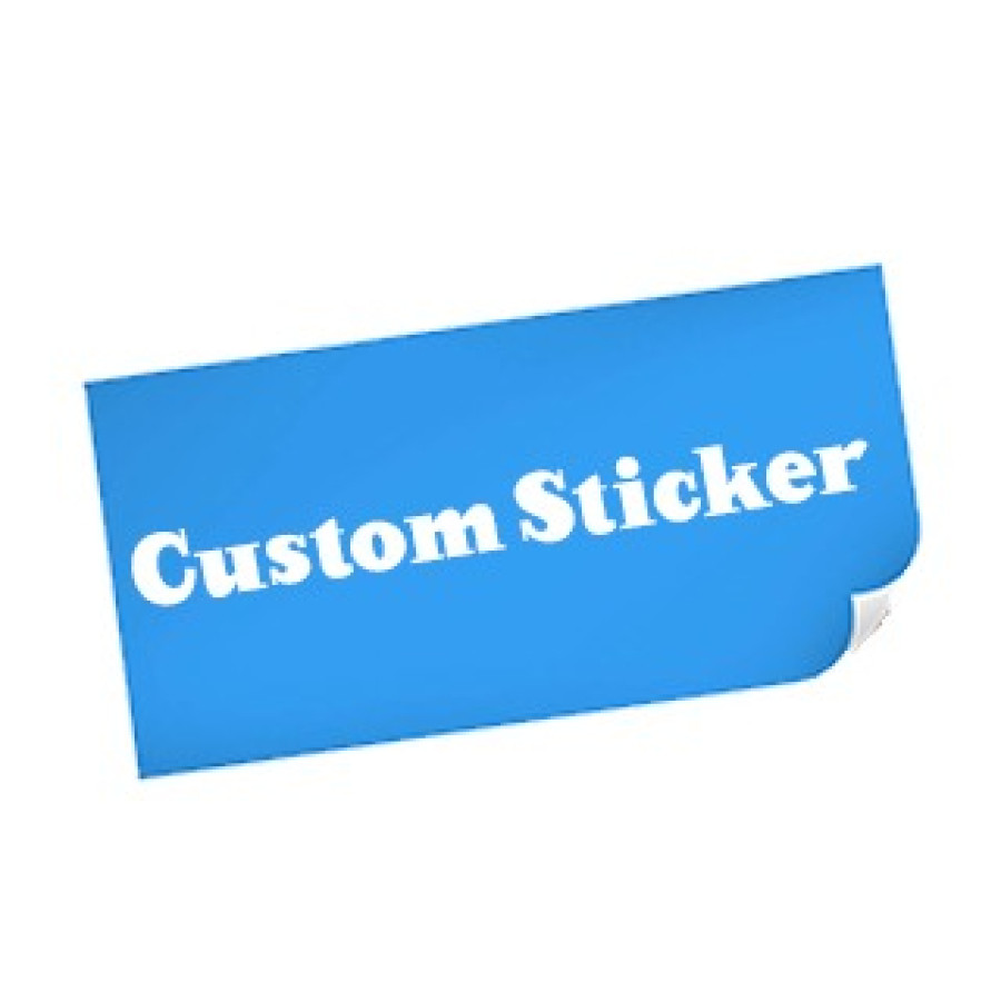 ONE COLOR RECTANGLE STICKER